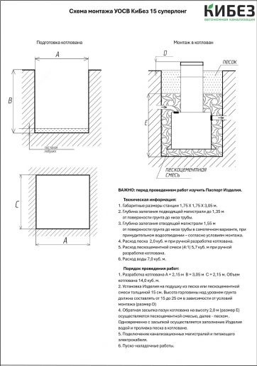 Схема монтажа КиБез 15 СуперЛонг
